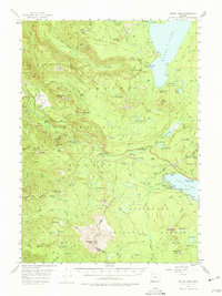 Waldo Lake 1956 topographic map preview