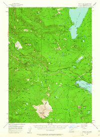 Waldo Lake 1956 topographic map thumbnail