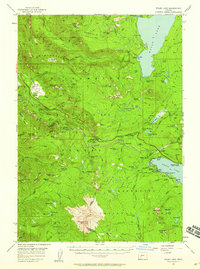 Waldo Lake 1956 topographic map preview