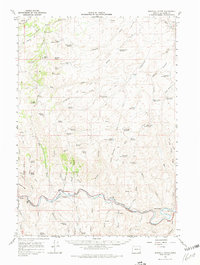 Westfall Butte 1966 topographic map thumbnail
