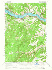 White Salmon 1957 topographic map preview