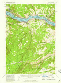 White Salmon 1957 topographic map thumbnail
