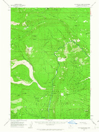 Whitewater River 1961 topographic map thumbnail
