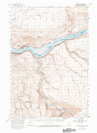 Wishram topographic map thumbnail