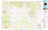 Brothers 1983 topographic map thumbnail