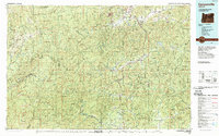 Canyonville 1989 topographic map thumbnail