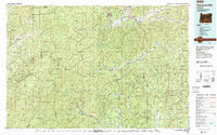 Canyonville 1989 topographic map thumbnail
