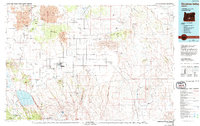 Christmas Valley 1986 topographic map thumbnail