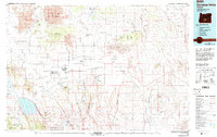Christmas Valley 1986 topographic map thumbnail