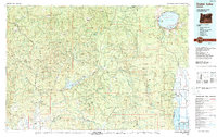 Crater Lake topographic map thumbnail