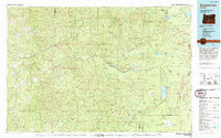 Diamond Lake 1978 topographic map preview