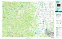 Eugene 1980 topographic map thumbnail