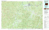 Grants Pass 1989 topographic map thumbnail