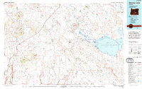 Harney Lake topographic map thumbnail