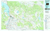 Klamath Falls 1991 topographic map thumbnail