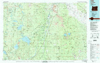 La Pine 1986 topographic map thumbnail