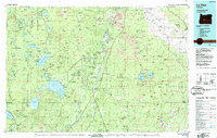 La Pine 1986 topographic map thumbnail