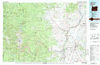 Madras 1983 topographic map thumbnail
