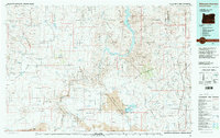 Mahogany Mountain 1981 topographic map thumbnail