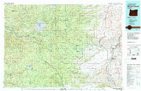 Mount Hood 1983 topographic map thumbnail