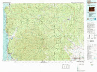 Nehalem River 1979 topographic map thumbnail