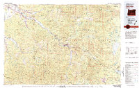 Oakridge 1983 topographic map thumbnail