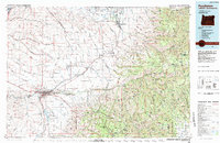 Pendleton 1983 topographic map thumbnail