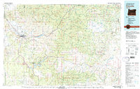 Prineville 1981 topographic map thumbnail