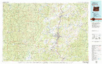 Roseburg 1979 topographic map thumbnail