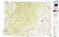 Yamhill River topographic map thumbnail