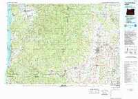 Yamhill River 1980 topographic map thumbnail