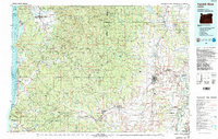 Yamhill River 1980 topographic map thumbnail