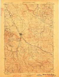 Baker City 1901 topographic map thumbnail