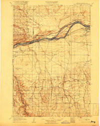Blalock Island 1908 topographic map thumbnail