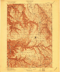 Condon 1916 topographic map thumbnail