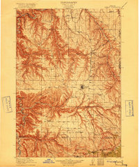 Condon 1916 topographic map thumbnail