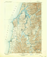 Coos Bay 1900 topographic map thumbnail