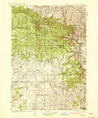 Dayville 1936 topographic map thumbnail