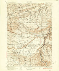 Dufur topographic map thumbnail