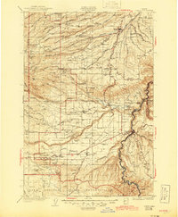 Dufur 1930 topographic map thumbnail