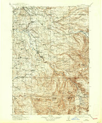 Estacada 1916 topographic map preview
