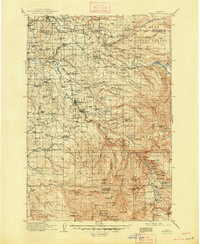 Estacada 1916 topographic map preview