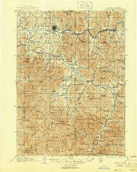 Grants Pass 1908 topographic map thumbnail