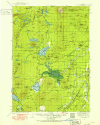 Maiden Peak 1930 topographic map thumbnail