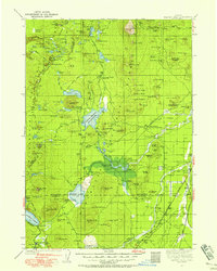 Maiden Peak 1930 topographic map preview