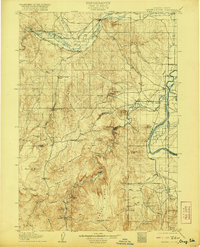 Mitchell Butte 1906 topographic map thumbnail