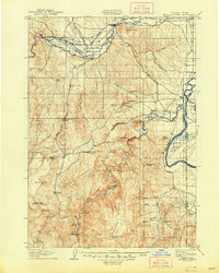 Mitchell Butte 1906 topographic map thumbnail