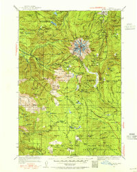 Mount Hood 1924 topographic map thumbnail