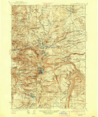 Mt. Jefferson 1930 topographic map thumbnail