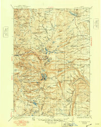 Mt. Jefferson 1930 topographic map thumbnail